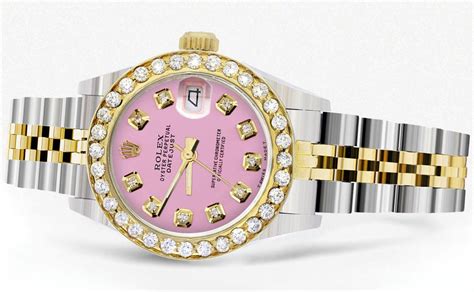 rolex vrouwen roze